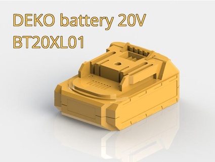 DEKO Batterie Körper 20v bt20xl01 kaosuneko 3d print model - Mito3D