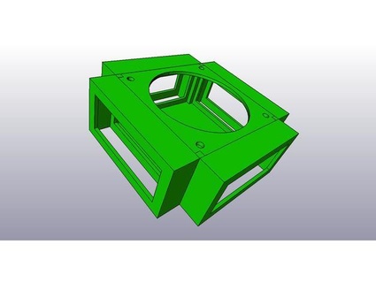 desktop hepa filter unit 8cm fan 4 filters thestrawthatbroke 3d print model - Mito3D