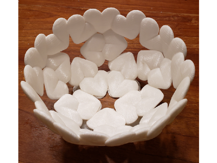 joined hearts candy dish openscaddad 3d print model - Mito3D