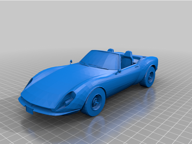 grotti stinger gta v dferrari 3D print model - Mito3D