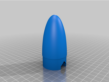 pnc60ms solid nose cone northcrosse 3d print model - Mito3D