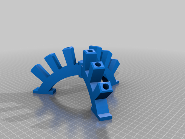 Darts Halter Unterstützung Igel 3 setzt brauner Arbeiter 3D print model - Mito3D
