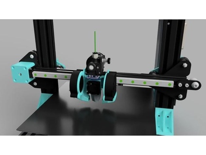 ender 3 lightweight dd overhaul & linear rail ofek256 3d print model - Mito3D