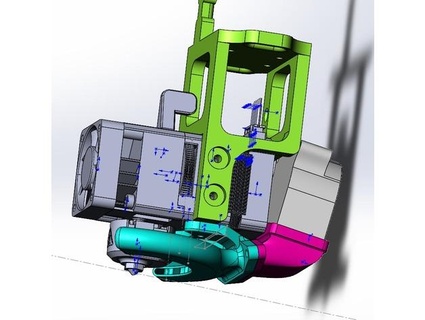 biqu h2 raffreddamento fan indietro lato installazione sergey Dmitriev 3d print model - Mito3D