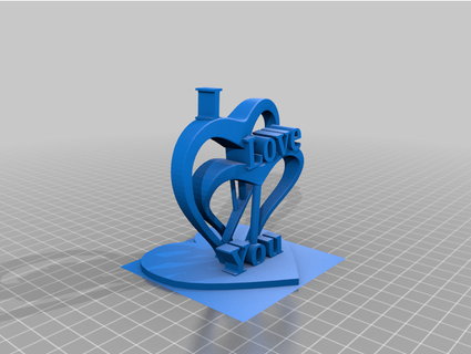 love endless loop hearts need4 3d print model - Mito3D