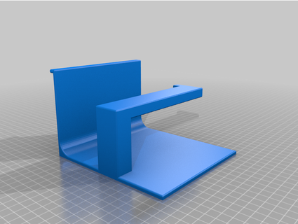 wc Papier Halter Unterstützung praktisch Tablett toilettenpapierhalter handlich coolspace 3d print model - Mito3D