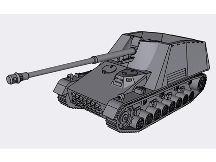 nashorn Panzer Jäger mo2405 3d print model - Mito3D