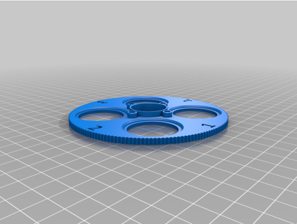 4 yuva filtre tekerlek astroben 3d print model - Mito3D