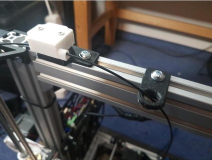 am8 filament sensor mount & guide ring stargate01 3d print model - Mito3D