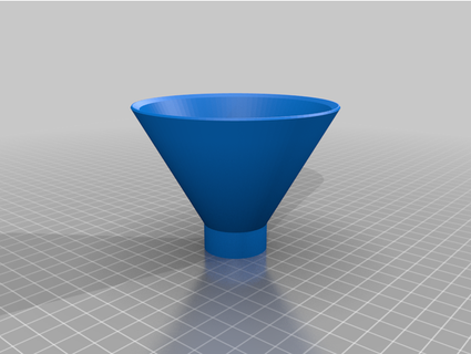 threaded funnel botttles - spill mkolsa 3d print model - Mito3D