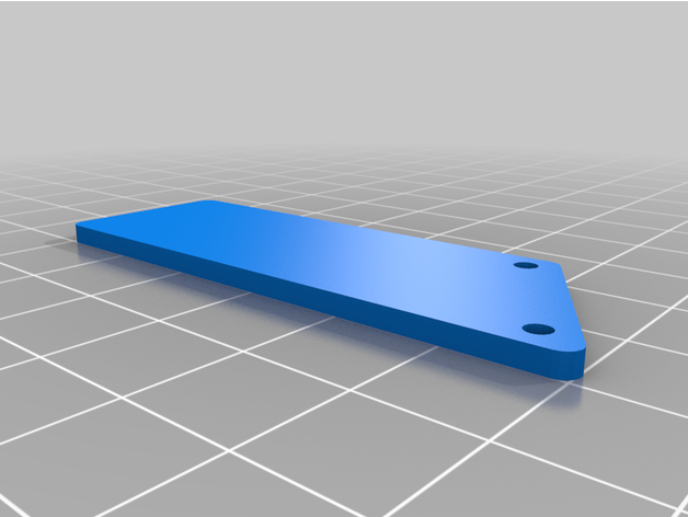 cuerno ligero crkbd sencillo oled controlador cubierta carcasa funda francestein 3D print model - Mito3D