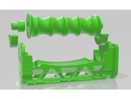 atomax filament spool roller holder printer atomax3d 3d print model - Mito3D