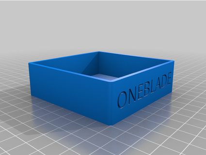 Accessori scatola oneblade titolare supporto mikey 194 3d print model - Mito3D
