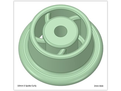 16mm sm32 scale wheels 10mm 12mm 13mm diameter cheesetoasty 3d print model - Mito3D