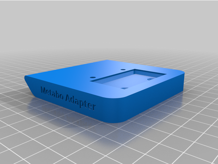 metabo batteria adattatore cibernetico 3d print model - Mito3D