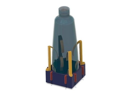 bottleholder modular v2 icemanmw  3d print model - Mito3D