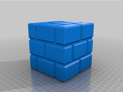 Mario mattone bloccare solido zeonia 3d print model - Mito3D