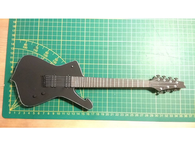 ibanez repartidor hielo mini guitarra modelo malenapl 3D print model - Mito3D