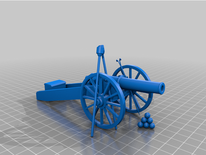 classic cannon blackwin62 3d print model - Mito3D