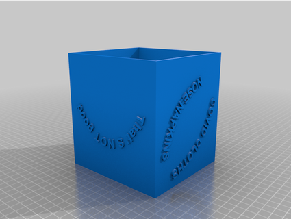 tejido soporte caja jolumbo 3d print model - Mito3D