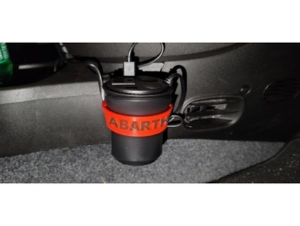 fiat 500 abarth cup holder inverter tanoeng 3d print model - Mito3D