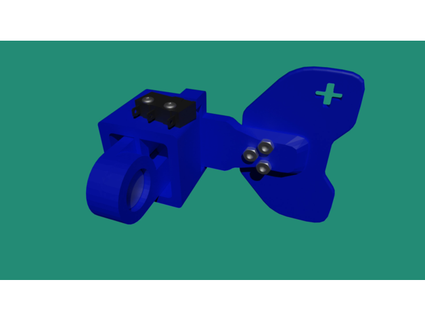 push pull magnetic paddle shifter sim racing johnwks 3d print model - Mito3D