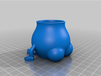 helloween pot whdr 3d print model - Mito3D
