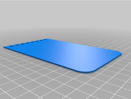 customizable 3x5 notebook cover rootinit 3d print model - Mito3D