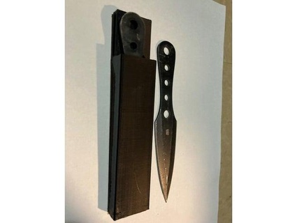 lancio coltello fondina grubbsmc 3d print model - Mito3D