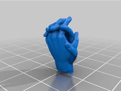 holding hands menezes14 3d print model - Mito3D