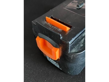 negro decker a1718 batería acortar olavgm 3d print model - Mito3D