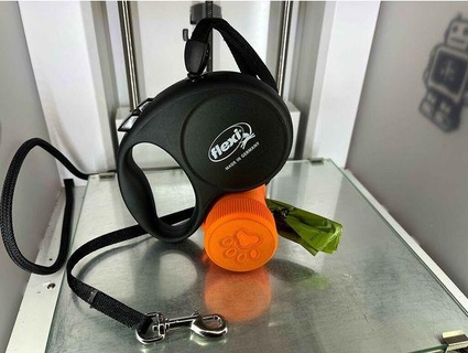 dog bag dispenser flexi leash fr3zno 3d print model - Mito3D
