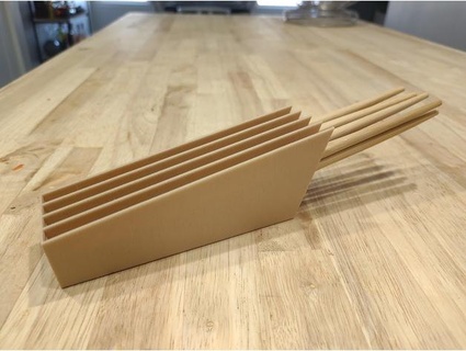 chopstick holder llamboladd 3d print model - Mito3D