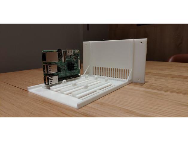 6 inch rack tray holding 4x sbc tomurlings 3D print model - Mito3D