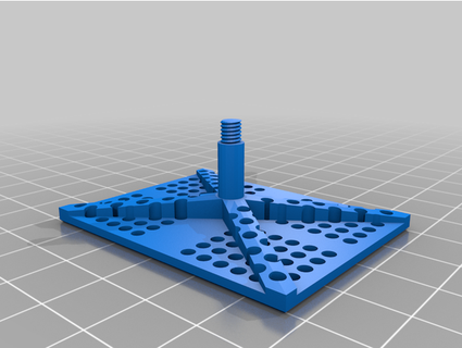 lite3dp s1 construire Plate forme acier Balle trou jonahl 3d print model - Mito3D