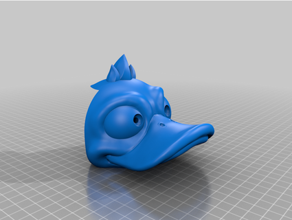 ördek kulaklık askı Pato Soprte kulak kepçeleri özel 3d print model - Mito3D
