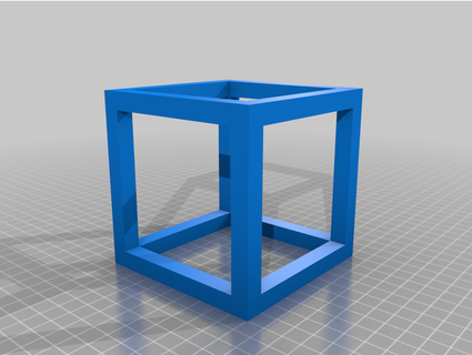 cube frame megakman96 3d print model - Mito3D