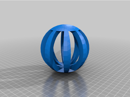 sphere frame megakman96 3d print model - Mito3D