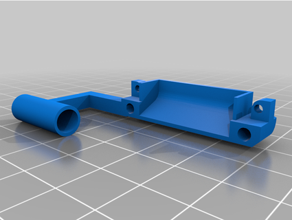arboles azul boquilla extrusor leva malicioso 3d print model - Mito3D