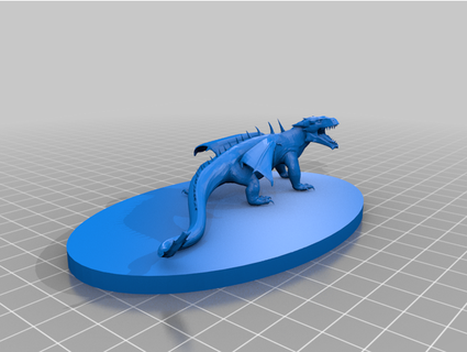maximus lagarto greatest lizard ikwis designs 3d print model - Mito3D