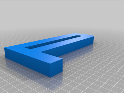 porsche letters mounting holes template jonesb930 3d print model - Mito3D