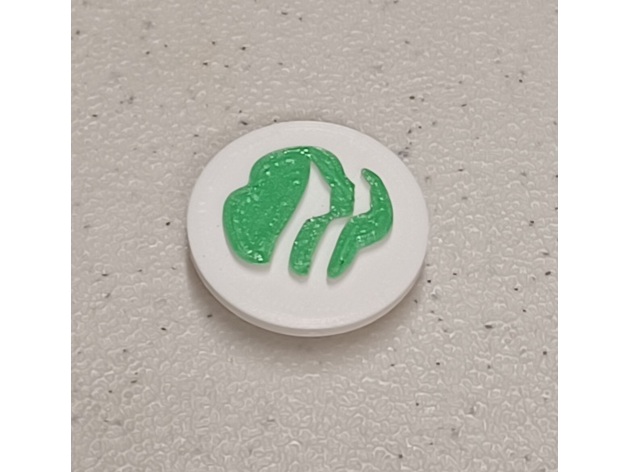 girl scout coin magnet pin smeacole 3D print model - Mito3D
