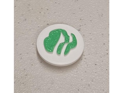 girl scout coin magnet pin smeacole 3d print model - Mito3D