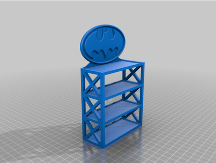 batman hot wheels displayinator captainawe-sum 3d print model - Mito3D