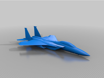 f-15 eagle deltagamma 3d print model - Mito3D