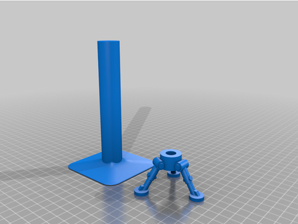 Görüntüle ayakta durmak ters tripod stevdelphi 3d print model - Mito3D