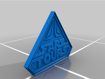 fart tours sign arts figgy 3d print model - Mito3D