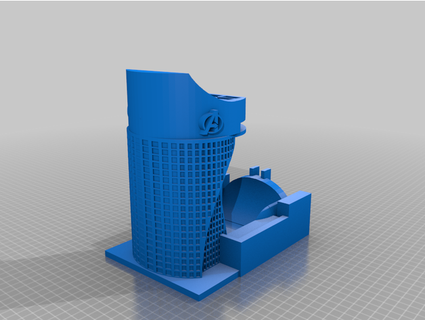 jla avengers dice tower japjxp 3d print model - Mito3D