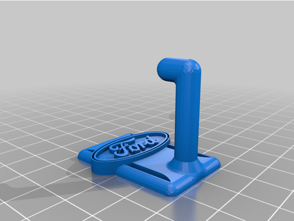 Ford anahtar yüzük kanca jrlucas13 3d print model - Mito3D