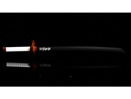 rengoku kyojuro katana sword demon slayer mave3dprints 3d print model - Mito3D